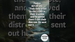 Psalm 1071920 Experience Wellness And Peace Inspiring Bible Verses for Health with Beautiful Heal [upl. by Feinleib]