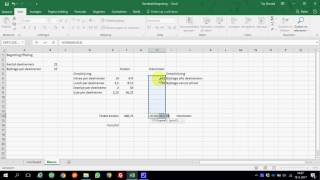 Het maken van een begroting in Excel [upl. by Langston]