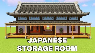 Japanese Storage Room  Minecraft Tutorial [upl. by Bathsheb1]