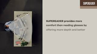 SUPEREADER An advanced alternative to reading glasses [upl. by Aidekal]