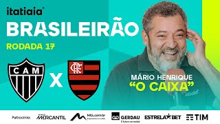 ATLÉTICO X FLAMENGO AO VIVO NA ITATIAIA  REACT DO BRASILEIRÃO  RODADA 17 [upl. by Alabaster5]