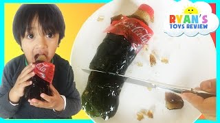 How to Make GIANT Gummy Coca Cola Bottle [upl. by Ysus]