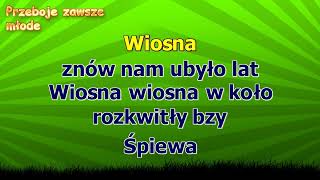 Skaldowie  Wiosna  Wszystko kwitnie wkoło  karaoke [upl. by Alaehcim449]