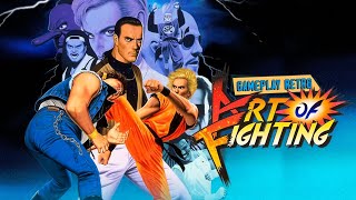 Art of Fighting Los Origenes de King of Fighters GAMEPLAY RETRO [upl. by Cory232]