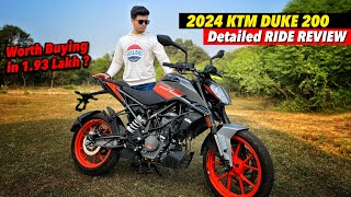 2024 KTM Duke 200 Ride Review  Worth Buying 200cc Bike under 2 Lakh [upl. by Sirad]