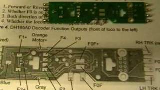 12082010 Advanced DCC  Part 11A Digitrax Sound Decoder Install to an Athearn SD70ACe [upl. by Clorinda]