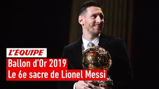 Ballon dOr 2019  Le 6e sacre de Lionel Messi [upl. by Asinet]