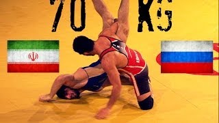 1st Place Match  70Kg  Mens Freestyle Wrestling World Cup 2014 [upl. by Anwahsad]