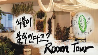 RoomTour밤에 몰래 움직이는 식물들 구하기 어려운 식물과 야자 식물 스타일링 촬영 준비 훔쳐보기 다양한 아디안텀 겨울을 마무리하는 식물들 [upl. by Aihtnic507]