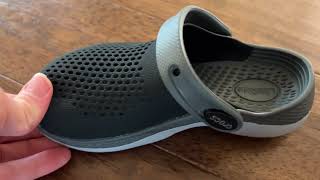 Kids Crocs LiteRide Water Shoes Review [upl. by Salvay523]