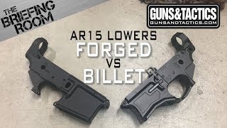 AR15 Lower Receivers Forged vs Billet [upl. by Irroc452]