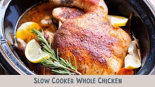 SLOW COOKER  BROWN SUGAR GARLIC CHICKEN  5 INGREDIENTS ONLY [upl. by Ahsiner]