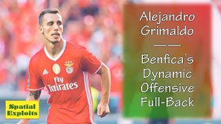 Alejandro Grimaldo Benficas Dynamic Offensive FullBack  Tactical Analysis [upl. by Dnalhsa]