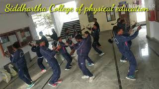 Gumpu Gumpu chinthalla dance by Siddhartha college of physical education [upl. by Alleciram594]