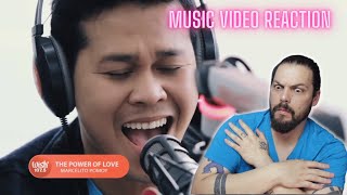 Marcelito Pomoy  Power Of Love Celine Dion Cover  First Time Reaction 4K [upl. by Ardene628]