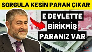 E DEVLETTE BİRİKMİŞ PARANIZ VAR SORGULA AL PARANI [upl. by Kilam]