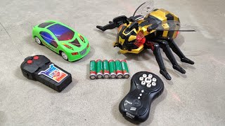 Remote Control Rc Spray Bee 🐝 Unboxing amp Remote Control mini rc car Rc makhi car [upl. by Roseanne984]