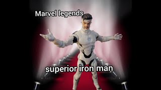 Marvel legends superior Iron Man action figure review [upl. by Anha]