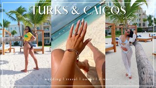 Turks 󠁼and Caicos Vlog GRWM for MY WEDDING 👰🏽• Honeymoon Trip 💍 • Turks Resort  Chanel Nicole [upl. by Sully]