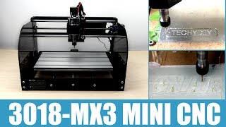 Sainsmart Genmitsu 3018MX3 Mini Cnc Build Test amp Review [upl. by Leahcimnoj]