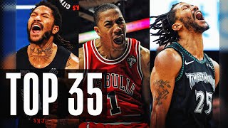 Derrick Roses Top 35 Career Plays [upl. by Illac]