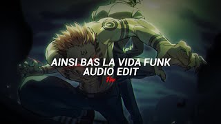 ainsi bas la vida funk  dr møb amp zodvik edit audio [upl. by Dnalsor]