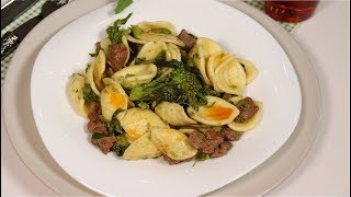 ORECCHIETTE CON LE CIME DI RAPA  RICETTE ORIGINALE PUGLIESE [upl. by Vonny]