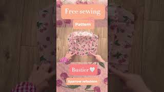 How to Make a Bustier Top Pattern A Beginner’s Guide  Free sewing Patterns [upl. by Adni]