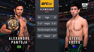 🔴 UFC 301 Alexandre Pantoja vs Steve Erceg  Full Fight amp Highlights  Flyweight Title Bout [upl. by Einon]