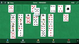 Solitaire FreeCell Gameplay 1 [upl. by Notsob239]