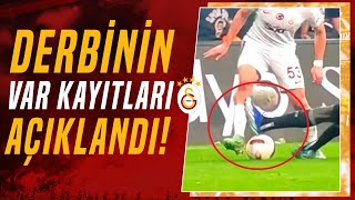 TFF Beşiktaş  Galatasaray Maçının VAR Kayıtlarını Açıkladı [upl. by Ardyth967]