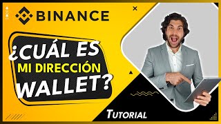 CÓMO SABER CUÁL es mi DIRECCIÓN de BILLETERA de CRIPTOMONEDAS en BINANCE  Tutorial  Roberto Sanz [upl. by Trautman]