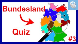 BundeslandQuiz  Allgemeinwissen  Geographie Teil 3 Bundesländer und Hauptstädte mit Karte lernen [upl. by Pelagias]