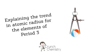 Explaining the trend in atomic radius for the elements of Period 3 [upl. by Winwaloe52]