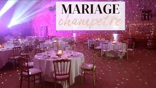 Créer la déco dun mariage champêtre  Idées conseils DIY [upl. by Eedak]