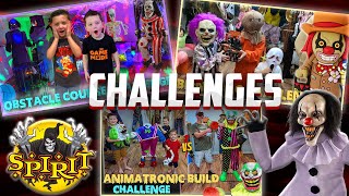 Spirit Halloween Animatronic Challenges  Halloween Animatronics Compilation [upl. by Amalberga]