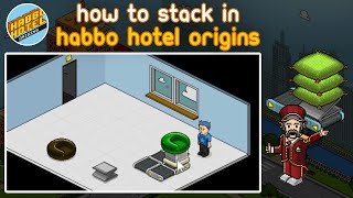 How To Stack In Habbo Hotel Origins [upl. by Nedry]