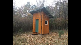 Building an Outhouse Off the Grid [upl. by Ateekram890]