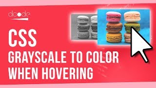 CSS3 Tutorial  Turn an image into color when hovering [upl. by Deacon]