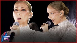 Celine Dion RETURNS TO STAGE At 2024 Paris Olympics Opening Ceremony [upl. by Ebarta]