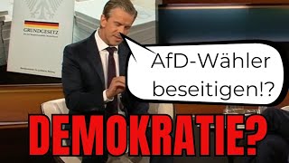 FANATISCHER Journalist dreht durch  Demokratie ohne AfDWähler ist die richtige Demokratie [upl. by Kerad]