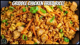 The ULTIMATE GRIDDLE Chicken Fried Rice [upl. by Onitnevuj486]