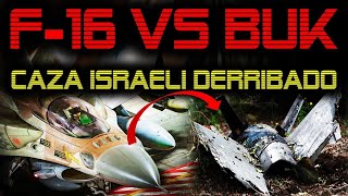 🔴 DERRIBADO 🔴 CAZA F16 ISRAELÍ DERRIBADO POR BATERIA BUK 🔴 [upl. by Atteynek]