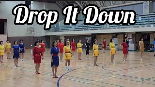 Drop It Down Line Dance 중급반 [upl. by Elwina54]