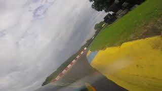 Darley Moor 100923 CB500 amp Lightweights Race 2 incl Crash [upl. by Millham]