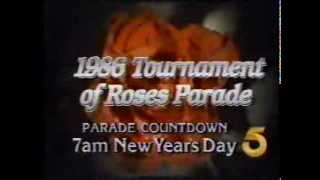 KTLA Tournament Of Roses Parade Promo 3 1186 [upl. by Gianina]