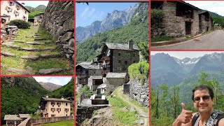 INCREÍBLEPueblo MEDIEVAL🇮🇹que tiene un SOLO HABITANTE a 932 MT de alturaSAVOGNO ITALIA [upl. by Boys]