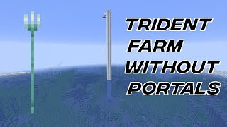 Ocean Biome Trident Farm Without Portals 113 [upl. by Butterworth]