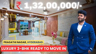 “Luxury 3 BHK Ready To Move In Pragathi Nagar Hyderabad  Model Flat Tour Vlog 1” [upl. by Atinel774]