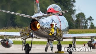 F86 Sabre Aerobatics  No Music  Airshow London 2018 [upl. by Chaunce]